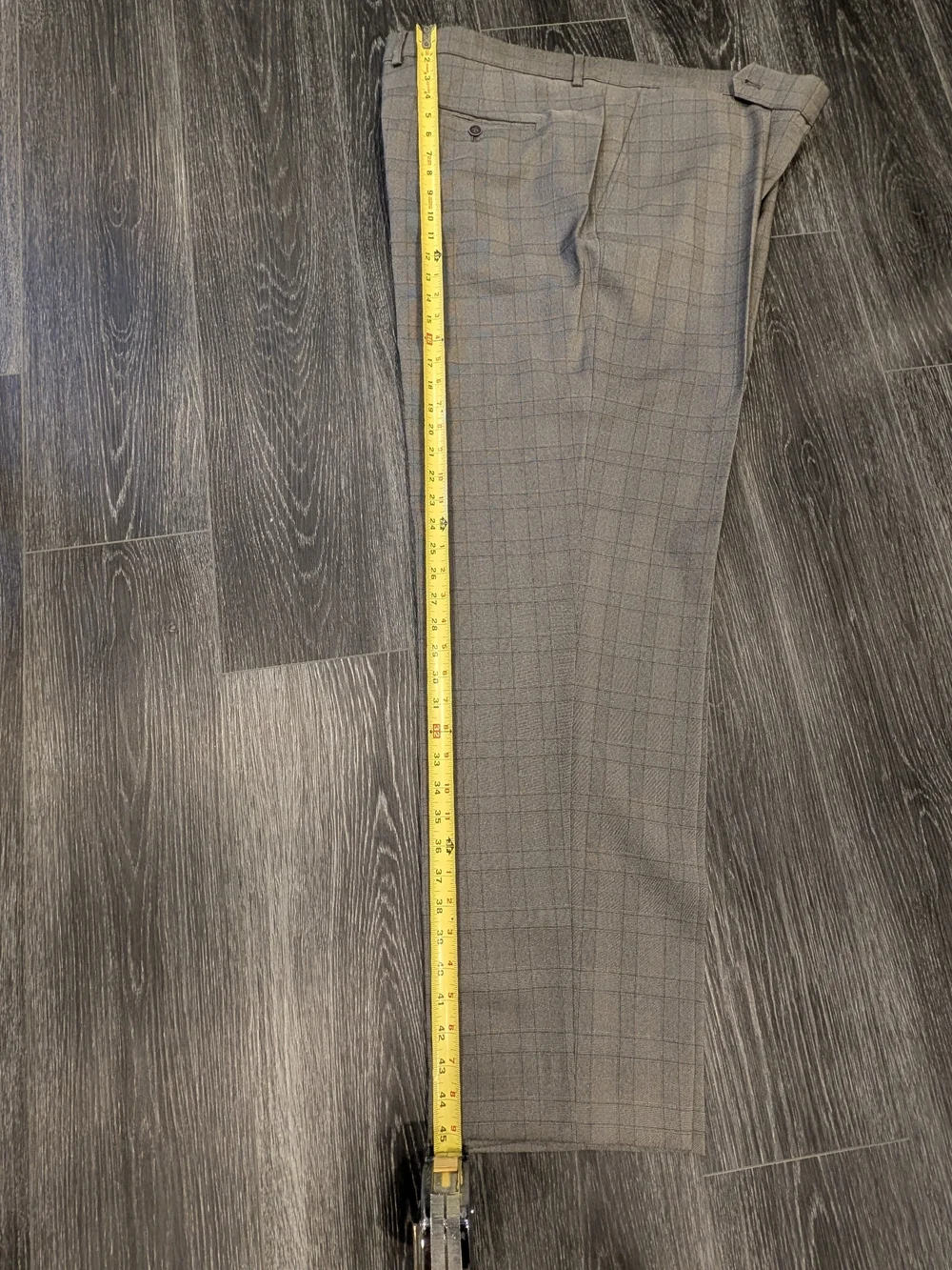 Nautica Light Gray Windowpane Suit Jacket & Pants